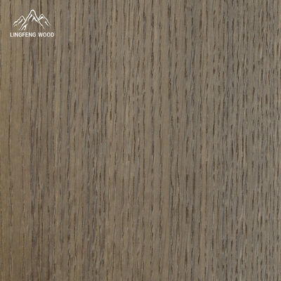 Wypalony amerykański dębowy finer czwarty cięcie 0,45 mm Oczyszczenie Wypalony szerokość 130-350 mm