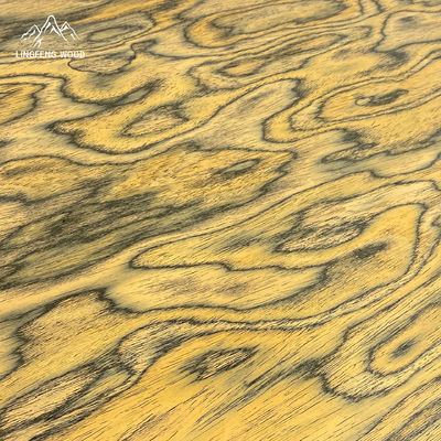 Barwa Burl 0,4 mm 2500 * 640 mm Wielkość Inżynierowana fałeta drewniana w klasie mebli